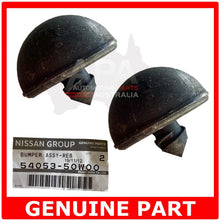 Load image into Gallery viewer, GENUINE Nissan Navara D22 Front Upper Control Arm Rubber Bump Stops Set Of 2