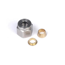 Load image into Gallery viewer, Haltech 1/4" Nut and Brass Ferrule Only HT-010808
