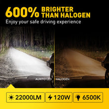 Load image into Gallery viewer, 2X 9005 HB3 LED Headlight Globes Replace Kit Hi/Low Beam White 120W 22000LM