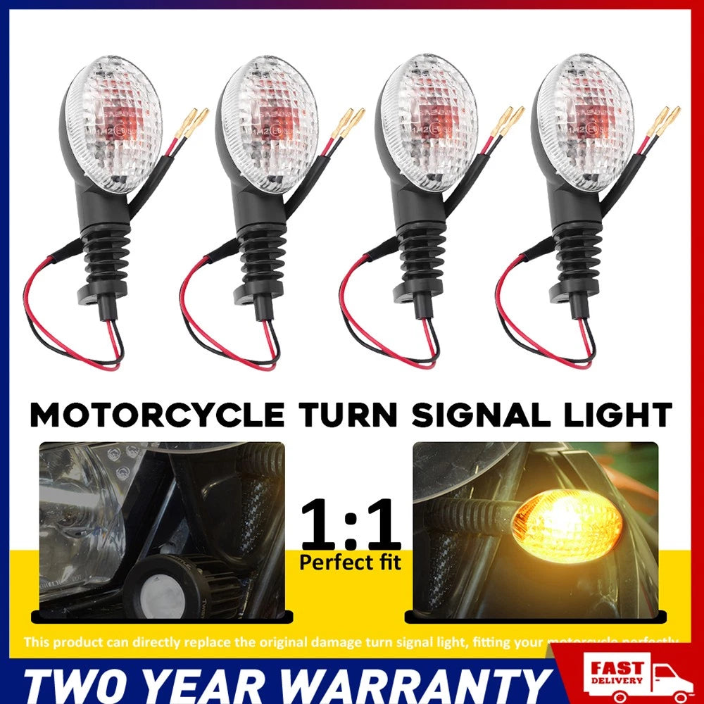 4X /Turn Signal Indicator Light For KAWASAKI NINJA 250R Vulcan S 650 KLX250 S