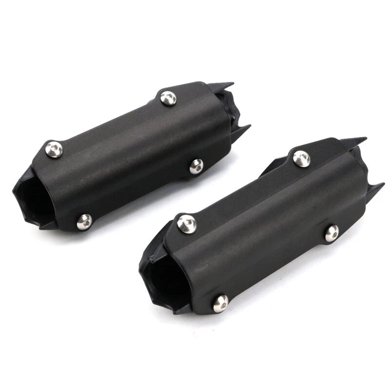 Motorcycle 25mm Engine Guard Crash Bar Frame Slider Pads – Black Pair