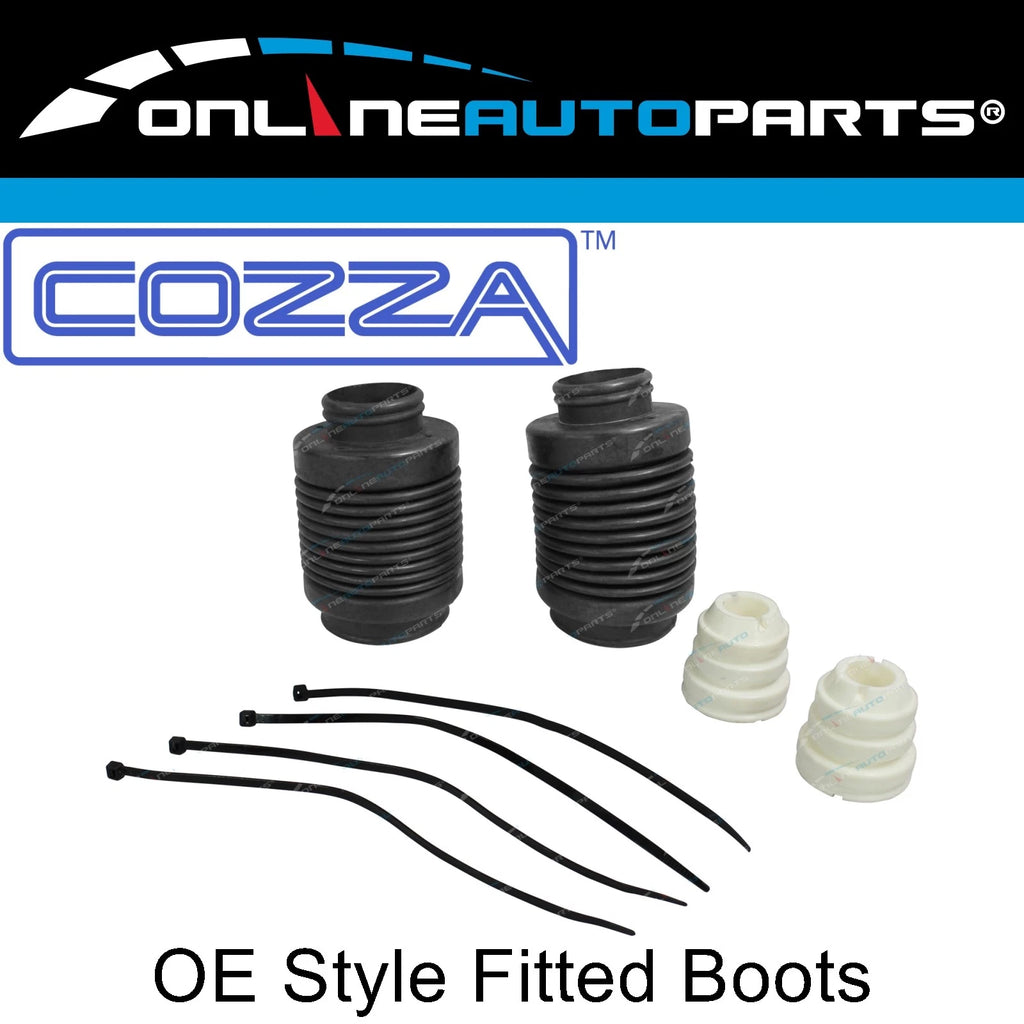 Front Strut Rubber Dust Boot Cover + Bump Stop Kit for Commodore 1978 to 2013