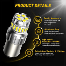 Load image into Gallery viewer, 2x 1156 P21W LED Bulb 12V For Car Brake Stop Tail Light 5SMD 3030+18SMD 4014 AU