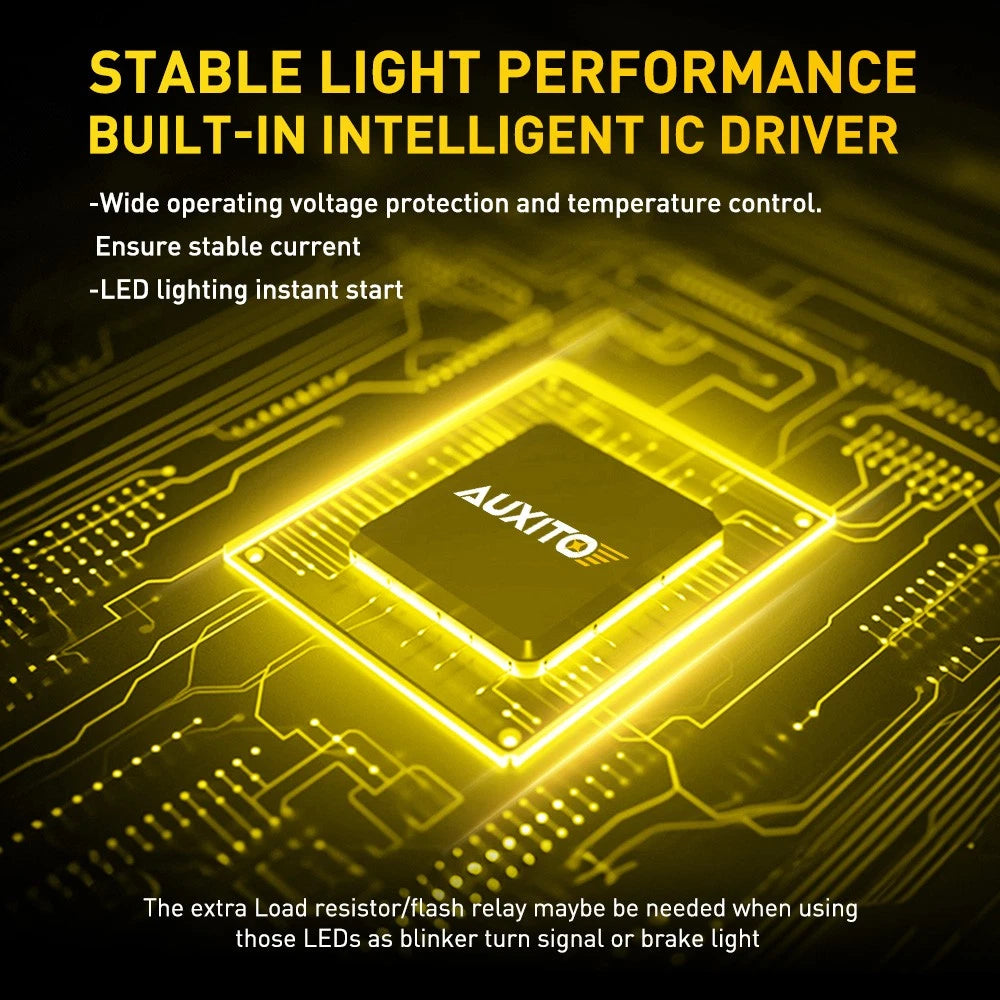 2X T20 W21W 7443 7440 Daytime Running Light Globe LED Reverse Light Error 12V