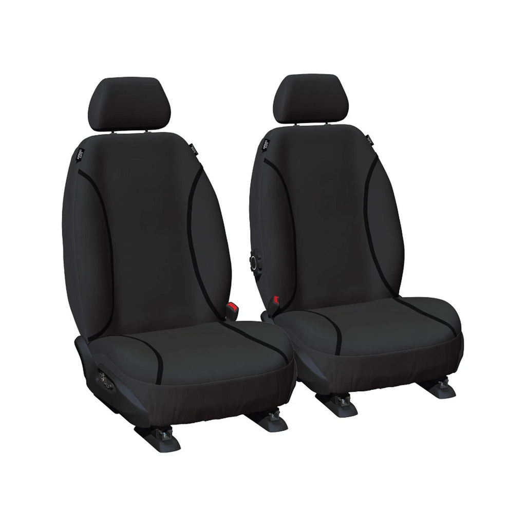 Sperling Tradies Canvas Front Black Seat Covers Suits Hilux 2015-On RM1005TRB