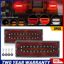 Load image into Gallery viewer, 58 LEDs TRAILER TAIL LIGHT KIT 2x PLUG 4 CORE WIRE CARAVAN BOAT UTE Waterproof