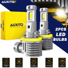 Load image into Gallery viewer, AUXITO H8 H11 H9 Waterproof LED Low High Beam Amber White Headlight 12V Durable.