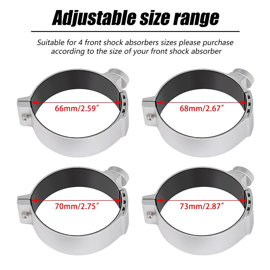 Motorcycle Front Wind Fork Air Deflector For Honda For Kawasaki For Yamaha Clear