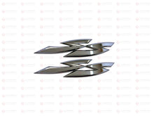Load image into Gallery viewer, Chrome SS Side Badge Pair for Holden Commodore VY VZ Sedan Wagon Ute