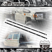 Load image into Gallery viewer, 2 x Front Door Weather strip Belt Moulds For Toyota Landcruiser 70 75 78 79