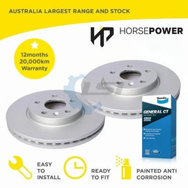 Front Bendix Brake Pads and Disc Rotors set for Holden Barina TM 2011-2017