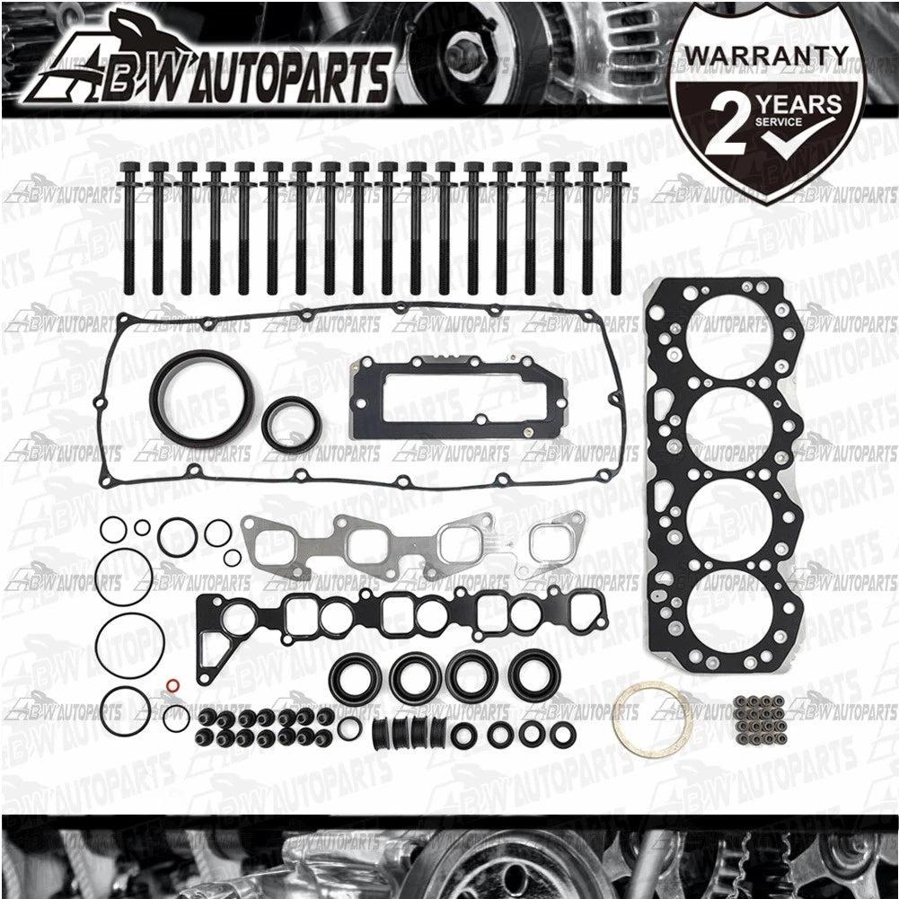 CYLINDER HEAD GASKET & BOLTS KIT FOR HOLDEN COLORADO RC RODEO RA 3.0L 4JJ1 07-12