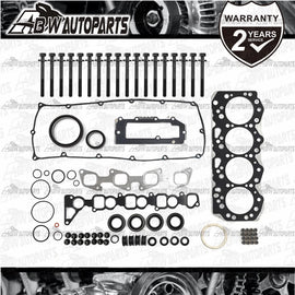 CYLINDER HEAD GASKET & BOLTS KIT FOR HOLDEN COLORADO RC RODEO RA 3.0L 4JJ1 07-12