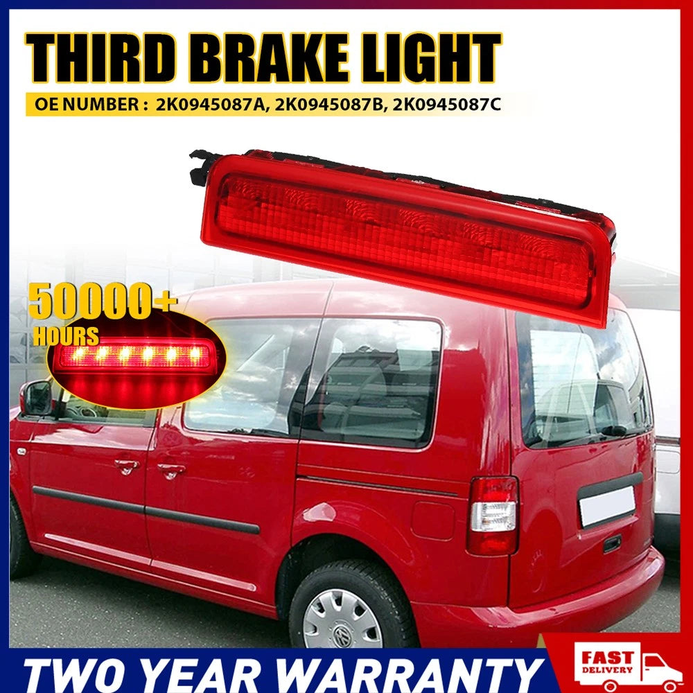 Third Centre Light Center High Level Rear Brake 2K0945087A Fit 2003-14 VW Caddy