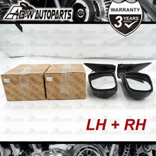 Load image into Gallery viewer, Set / Pair LH+RH Manual Door Mirror Black For Toyota Hilux Ute 2WD &amp; 4WD 05~15