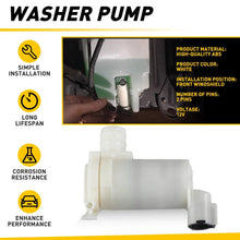 Load image into Gallery viewer, 2X Windscreen Washer Pump Motor Front For Nissan Patrol GU Y61 1998-2004