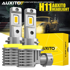 AUXITO H8 H9 H11 LED Fog Globes Headlight Bulb Kit H/Low Beam 24000LM Bright AU
