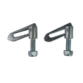 Pair of bolt-on anti rattle tailgate latches M12 x 35mm for trailer and ute use