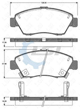 Load image into Gallery viewer, Front Bendix Brake Pads and Disc Rotors set for Honda Civic EU 2000-2005