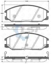 Load image into Gallery viewer, Front Brake Pads and Disc Rotors set for Hyundai Santa Fe SM 2000-2006 276mm