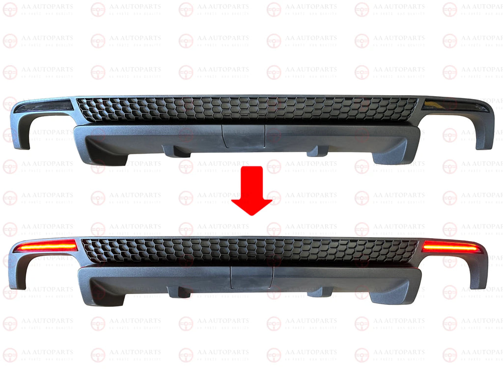 Smoked Black LED Rear Reflectors Pair Holden Commodore VE VF Sedan Wagon SS SV6