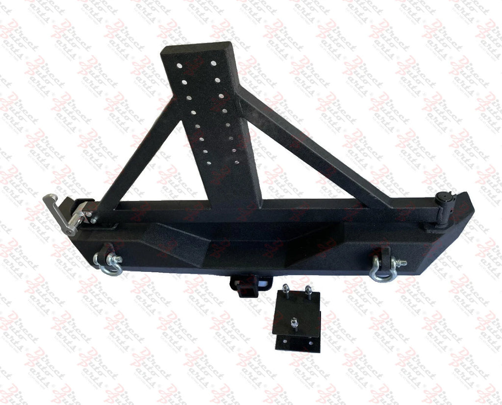 Heavy Duty Rear Bar & Spare Wheel Carrier for Jeep Wrangler JK 2007-2018