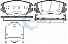 Load image into Gallery viewer, Front Brake Pads and Disc Rotors set for Hyundai SONATA NF 3.3 V6 2005-2008
