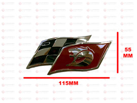 Red HSV Racing Flag Badge Emblem Holden Commodore V8 SV6 SS SV8 GTS R8 Maloo