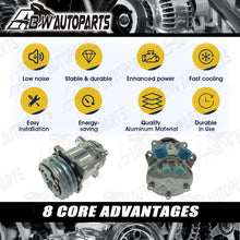 Load image into Gallery viewer, A/C AC Compressor W/ Clutch V-Belt Pulley Sanden 508 Style For Chevy/Ford/GM AU