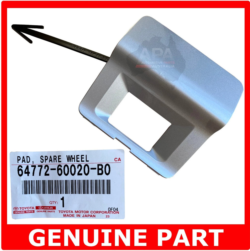 GENUINE Toyota Prado 150 Series KDJ GRJ GDJ Spare Wheel Camera Cover Silver