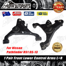 Load image into Gallery viewer, 1 Pair Front Lower Left &amp; Right Control Arm for Nissan Pathfinder R51 2005-2013