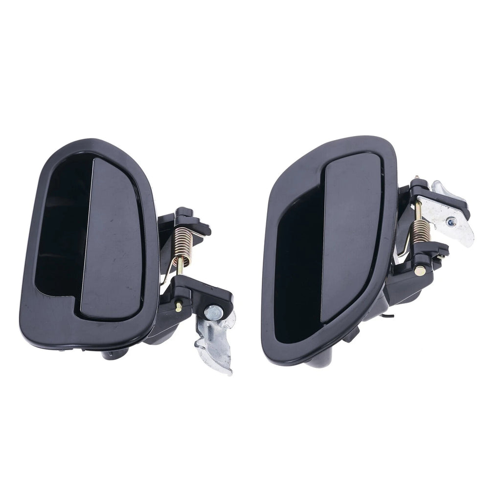 Door Handle Outer for Honda Accord CG CK 98-03 Set of 2 Black REAR LEFT+RIGHT