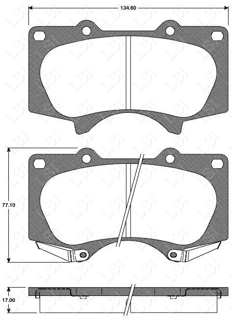 Front Genuine Toyota Brake Pads + HP Disc Rotors for PRADO KDJ150 KDJ155 GRJ GDJ