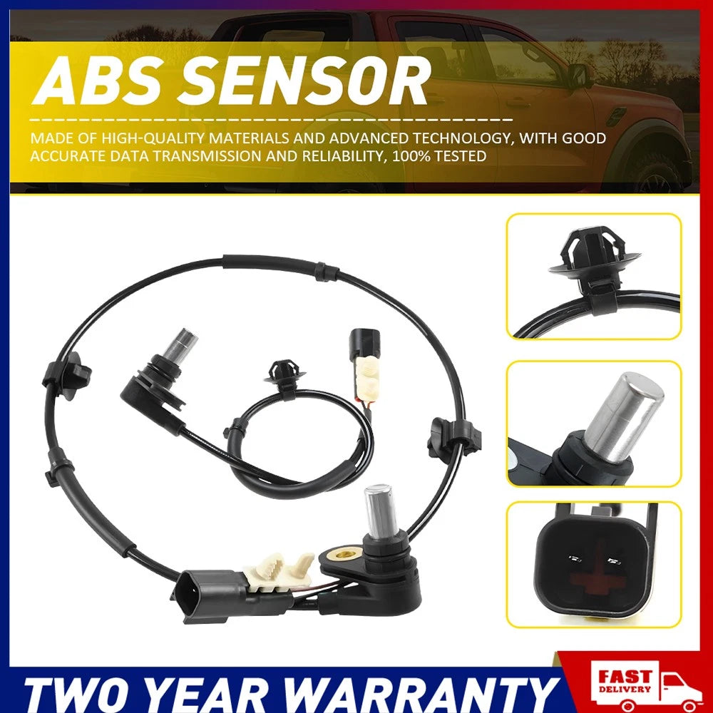 Pair of rear left and right ABS wheel speed sensors for Ford Ranger PX 3.2L 2011-2022