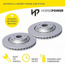 Load image into Gallery viewer, Front Brake Disc Rotors for Toyota Kluger GSU50 GSU55 2014-2018 328mm