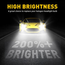 Load image into Gallery viewer, 2PCS H4 9003 Headlight Globes Light LED Bulbs Kit White 6500K High Low Beam 12V