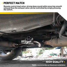Load image into Gallery viewer, 3" Electric Exhaust Valve Kit Downpipe Cut Off with Controller Remote Wire Key