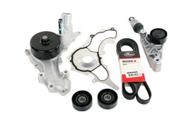 Drive Belt, Tensioner, Pulley & Water Pump Kit for Jeep Wrangler JK JL 3.6L ERB