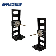 Load image into Gallery viewer, Heavy Duty Aluminium Ute Toolbox Canopy Spare Wheel Carrier /Holder 5mm thick AU