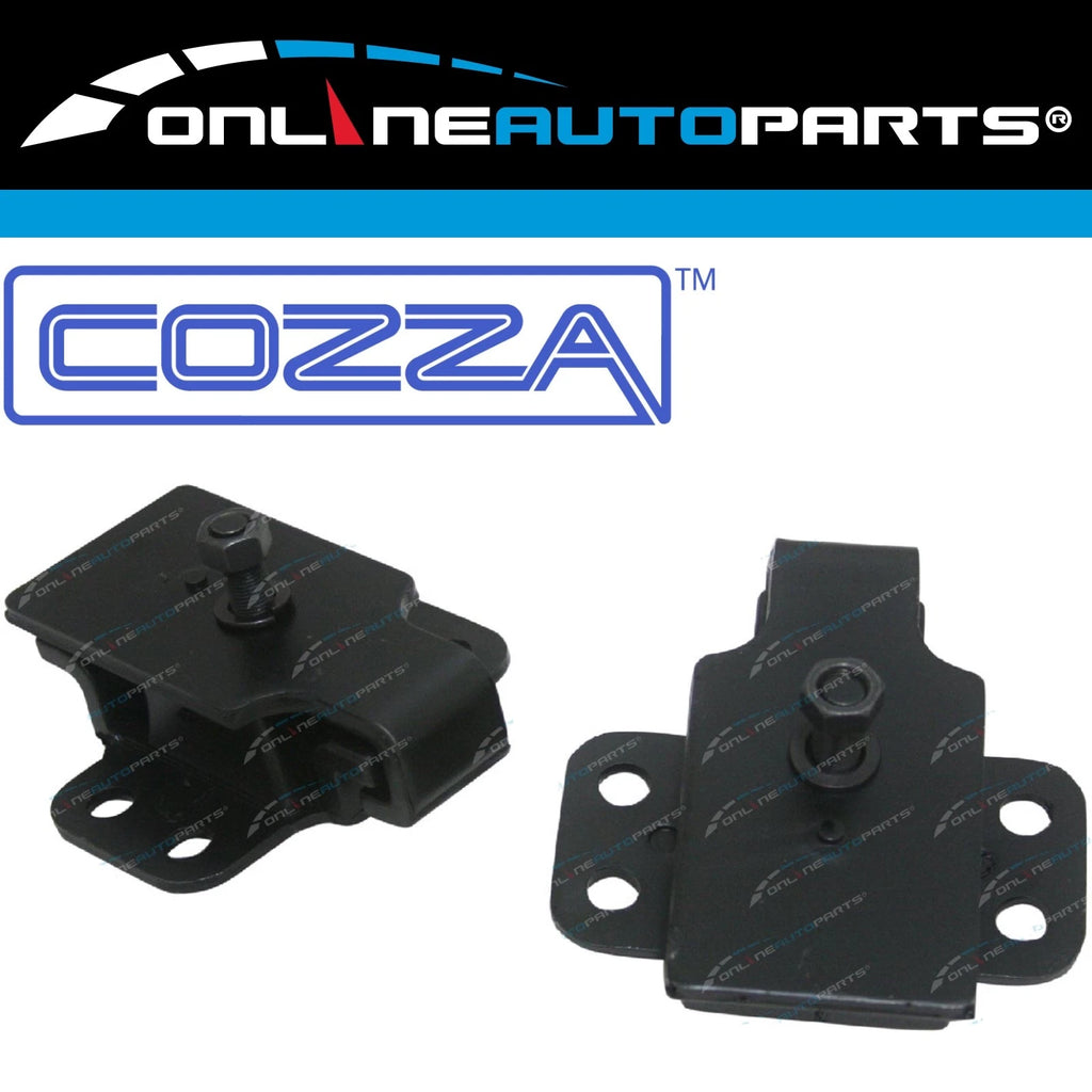 Pair of front rubber engine mounts for Patrol GU Y61 4.2L TD42 diesel 1998–2007