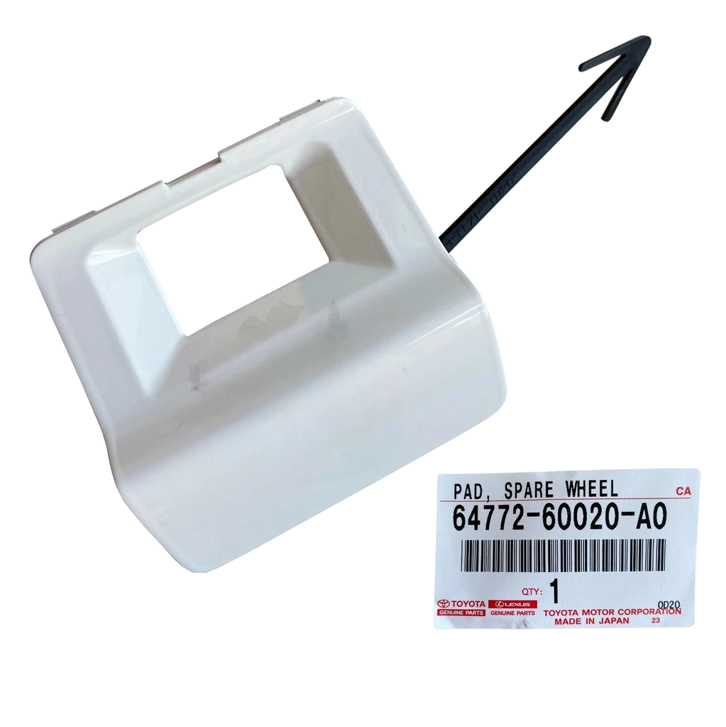 Genuine Toyota Prado 150 Series GDJ GRJ KDJ spare wheel camera cover Super White