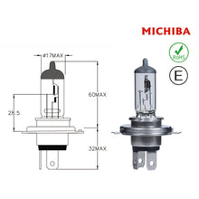 Load image into Gallery viewer, H4 Halogen Headlight Globe Bulb P43T 12V 130/90w Extra Bright Michba x10pc
