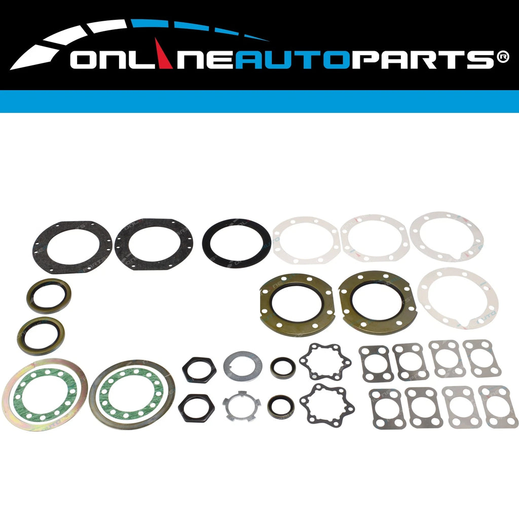 Swivel Hub Seal, Washer, Nut + Gasket Kit for Toyota Hilux Landcruiser