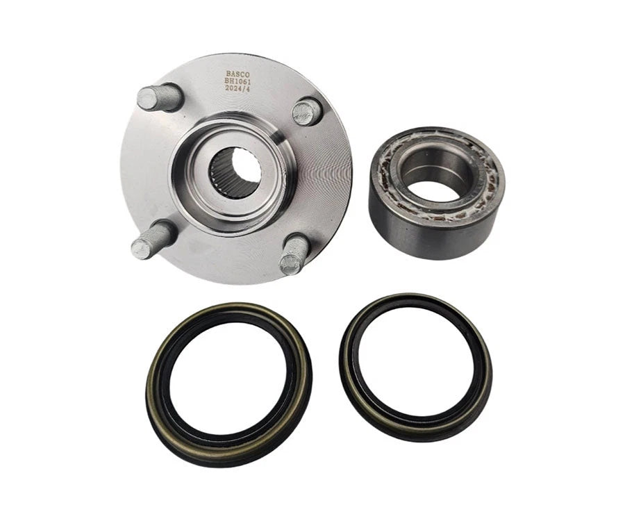 Front wheel bearing hub assembly for Nissan Pulsar N15 FWD 1995-2000, 4-hole rim, 25 teeth