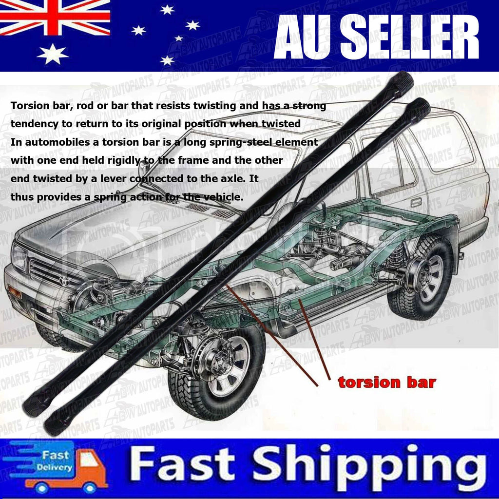 Pair Heavy Duty Torsion Bar for LANDCRUISER IFS FZJ UZJ 100 Series 1998-07