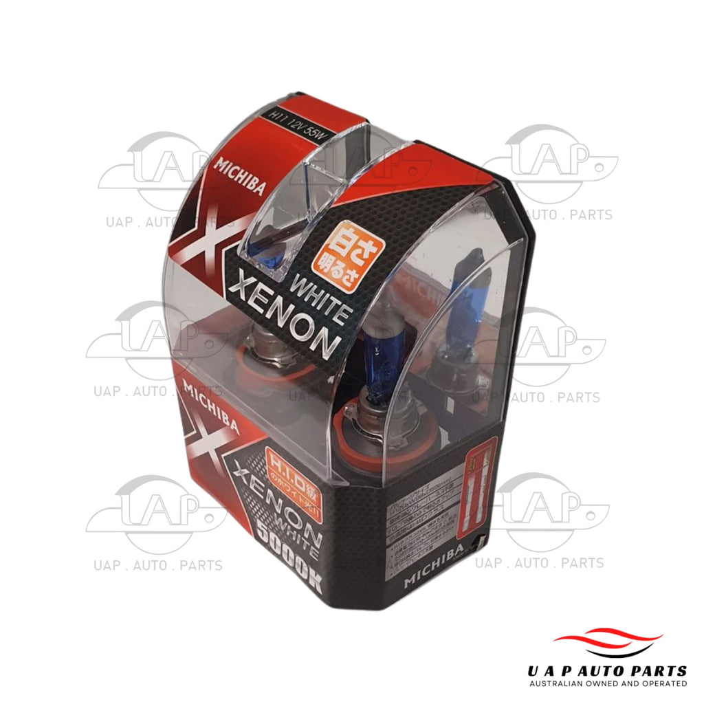 H11 Xenon Ultimate Headlight PGJ19-2 Globe Bulb 12V 55W Long Life Michiba x2pc