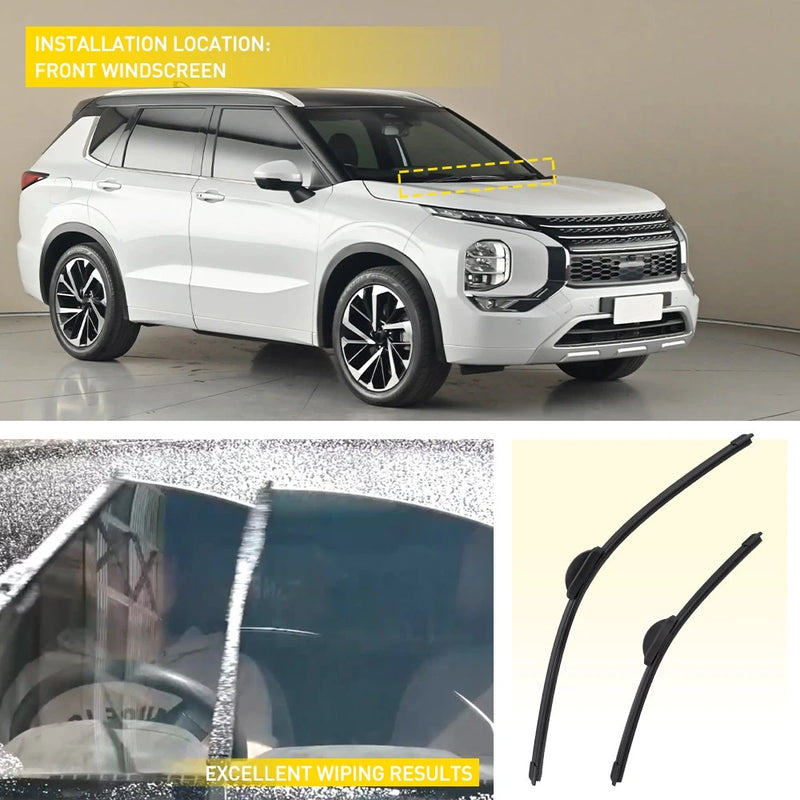 Front Wiper Blades Set 26" & 18" for Mitsubishi Outlander 2012-2024