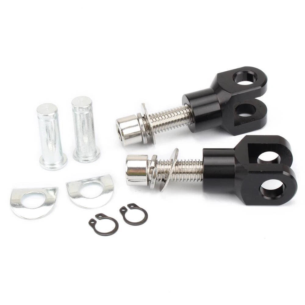 39mm Black Passenger Foot Peg Support Mount Clevis Kit For Harley Softail FXST S