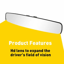 Load image into Gallery viewer, 430MM Car Anti Glare Wide View Angle Rear Mirror Blind Spot Panoramic HD