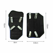 Load image into Gallery viewer, Silver Non-Slip Automatic Car Gas &amp; Brake Pedal Covers, 2-Piece Set